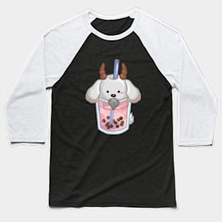 Goat Bubble Tea Baseball T-Shirt